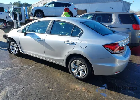 2014 Honda Civic Lx из США, поврежденный, VIN 19XFB2E57EE077645